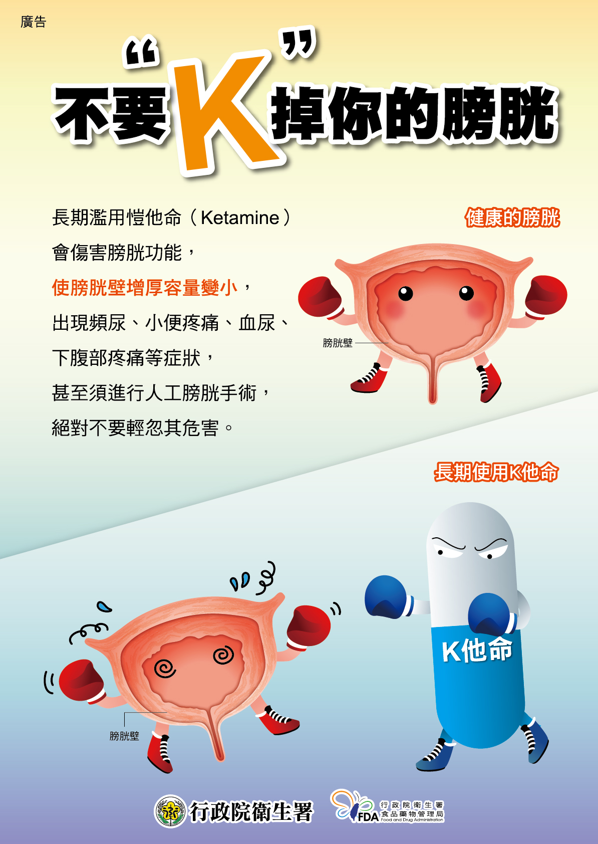 海報--不要K掉你的膀胱(中文版)