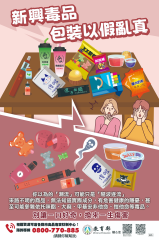 新興毒品包裝以假亂真